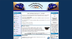 Desktop Screenshot of ford-puma.cz