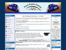 Tablet Screenshot of ford-puma.cz